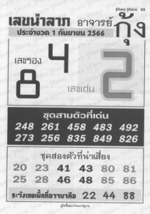 อาจารย์กุ้ง 1/9/66